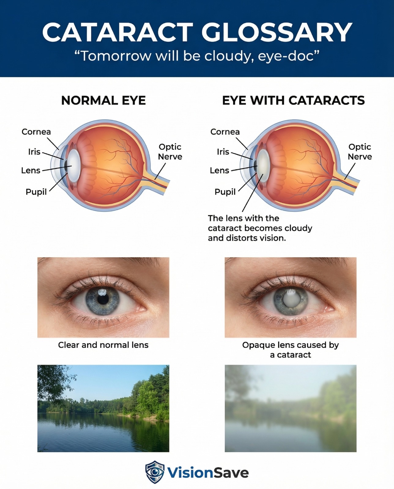 Person struggling to read